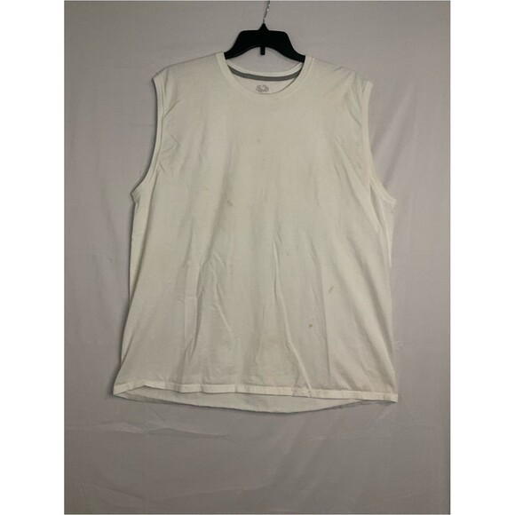 Fruit of the Loom Other - Fruit of the loom classic Men's White Sleeveless Crewneck Muscle Tank Sz 2XL